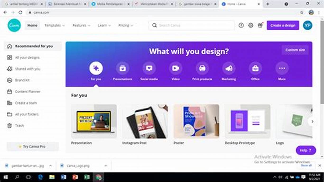 Bảng xếp hạng 5 nền tảng thiết kế Poster online chuyên nghiệp năm 2024 Canva