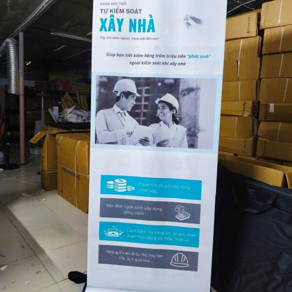 In standee quảng cáo – In đẹp, dựng nhanh Standee Cuon Hao Hoa 1 Mat1
