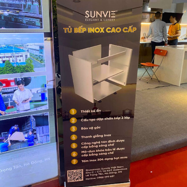 In standee quảng cáo – In đẹp, dựng nhanh Standee Cuon Nhom Cuong Luc 1 Mat05