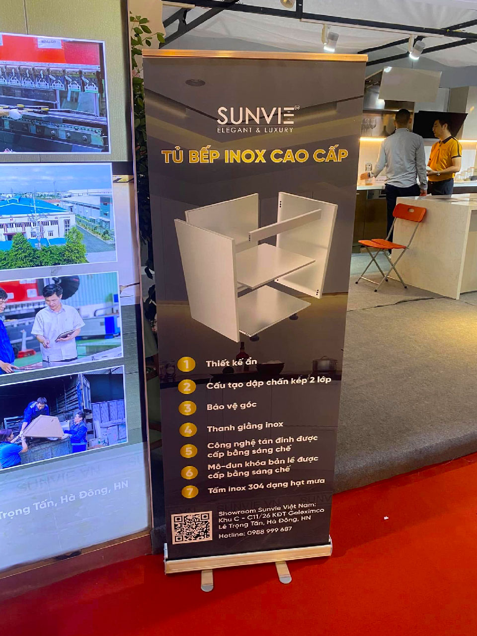 In standee quảng cáo – In đẹp, dựng nhanh Standee Cuon Nhom Cuong Luc 1 Mat05