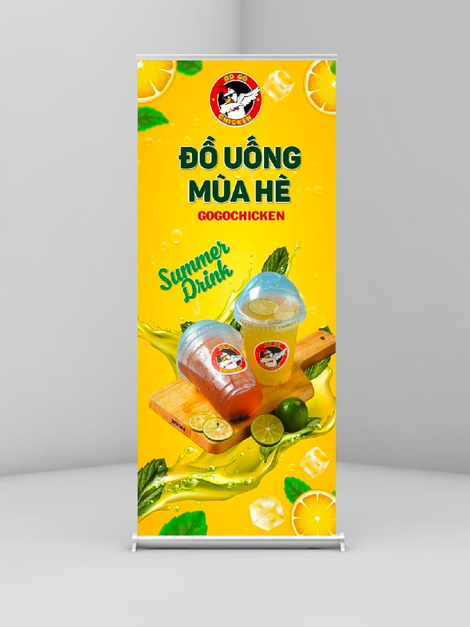 In standee quảng cáo – In đẹp, dựng nhanh Standee Cuon Nhom Cuong Luc 1 Mat12