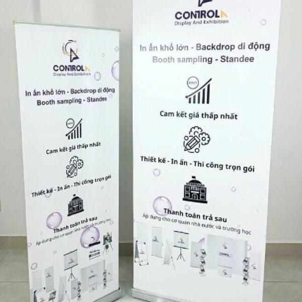 In standee quảng cáo – In đẹp, dựng nhanh Standee Cuon Nhom Cuong Luc 1 Mat13