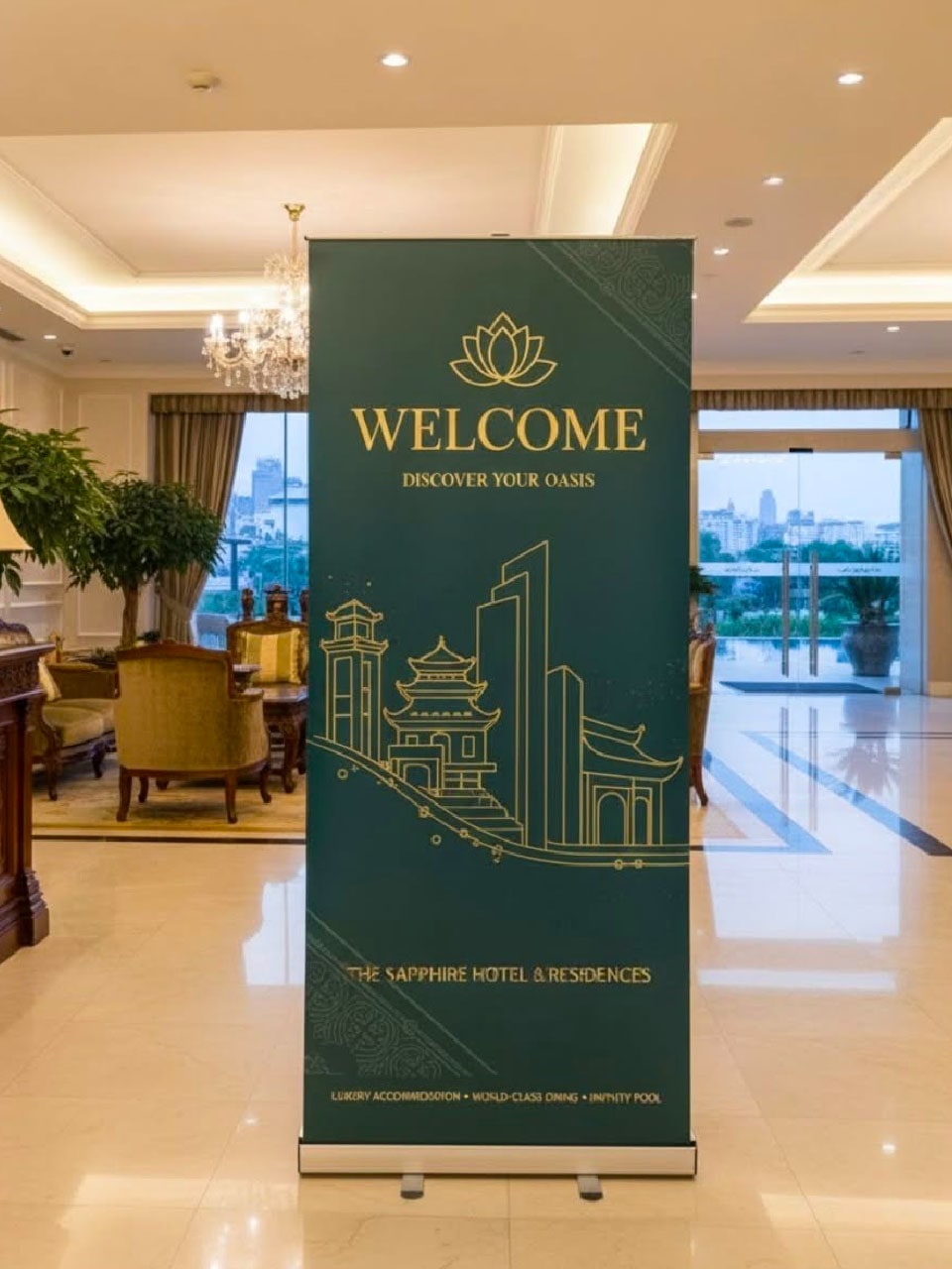 In standee quảng cáo – In đẹp, dựng nhanh Standee Cuon Nhom Cuong Luc 1 Mat15