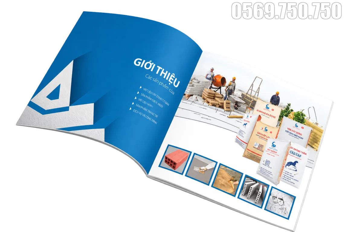 Xưởng in catalogue in catalogue 15