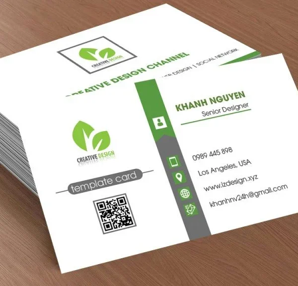 In card visit in namecard 18