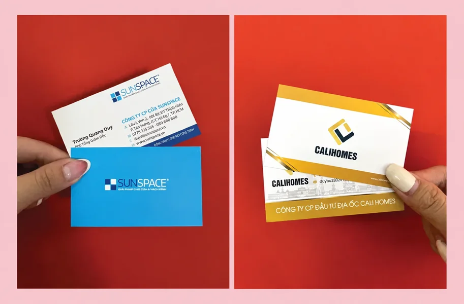 In card visit in namecard 8