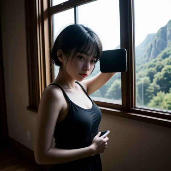 Ánh sáng tự nhiên cho bức ảnh selfie