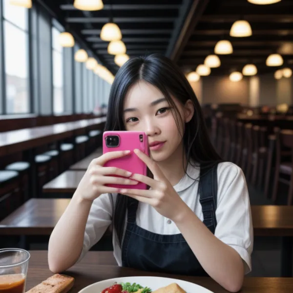 Bí kíp chụp ảnh selfie &quot;thực thần&quot; khi đi ăn nhà hàng