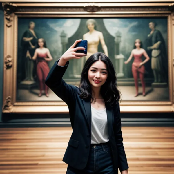 Selfie Tại Bảo Tàng