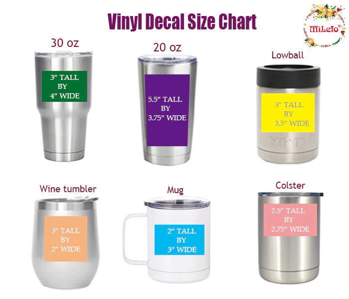 Kích thước decal là gì? Các loại kích thước decal phổ biến Kích thước decal là thuật ngữ chỉ đến kích cỡ và diện tích của một miếng decal