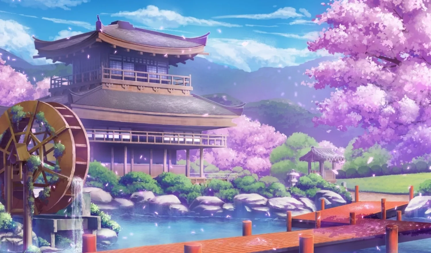 Top 200+ ảnh thiên nhiên lung linh, tuyệt đẹp cho máy tính và điện thoại Rừng hoa anh đào anime