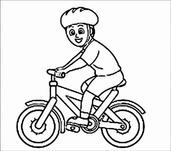 Tranh tô màu xe đạp cho trẻ em giúp bé phát triển kỹ năng sáng tạo và trí tưởng tượng.