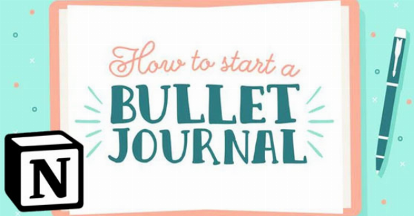Một trang Bullet Journal mẫu với kế hoạch tuần và theo dõi thói quen