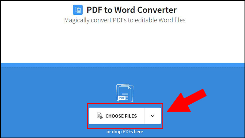 Tải lên tập tin PDF cần chuyển đổi Tải lên tập tin PDF cần chuyển đổi