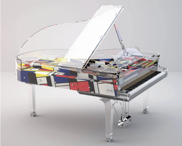 Lịch treo tường acrylic hiện đại, sang trọng, trong suốt, bền đẹp theo thời gian.