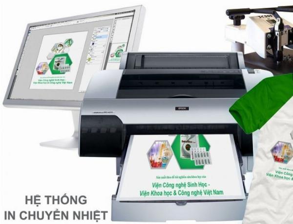 Nguyên lý in chuyển nhiệt lên vải