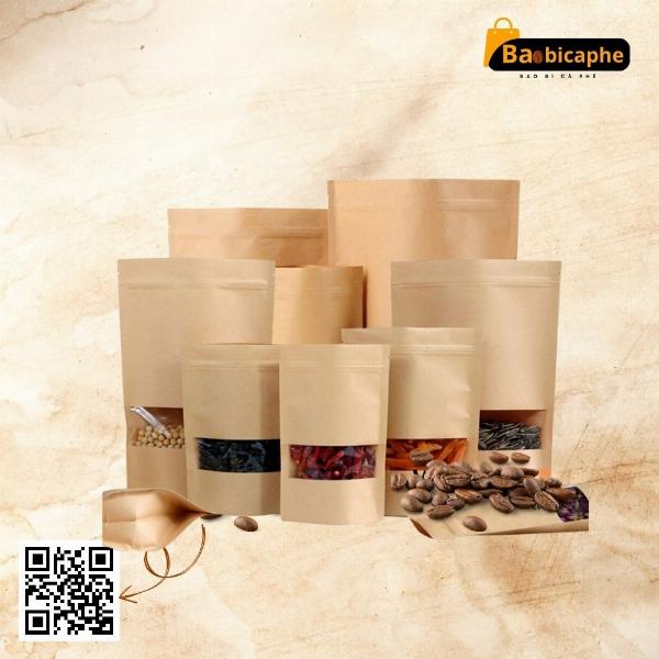 Túi giấy kraft đựng cà phê bảo quản hương vị cà phê