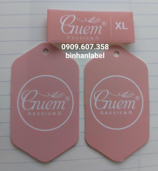 Các loại chất liệu thẻ tag quần áo: giấy, vải, da, kim loại