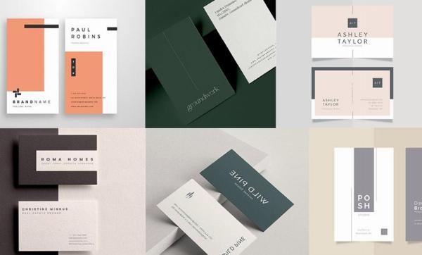 Mẫu thiết kế brochure tối giản, hiện đại