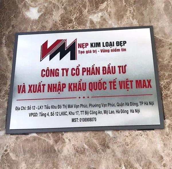 Mẫu Bảng Hiệu Công Ty Đẹp