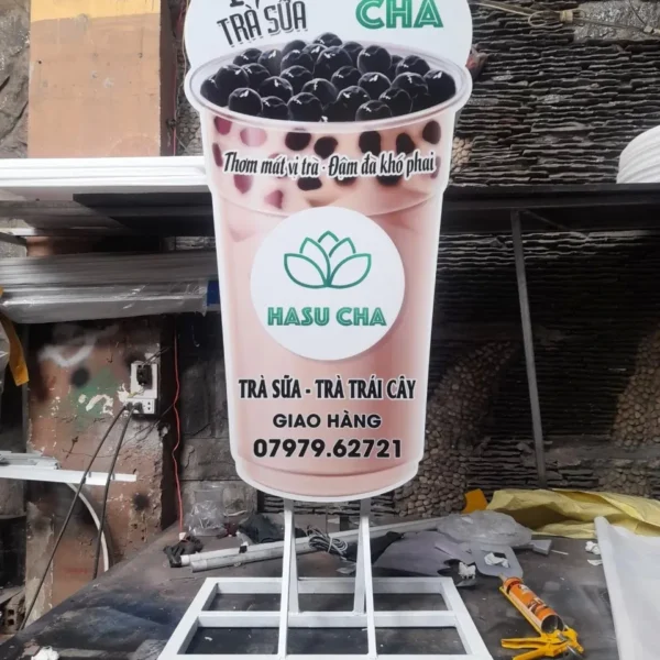 Bảng Hiệu Quán Trà Sữa Mau Bang Hieu Tra Sua Dep 3