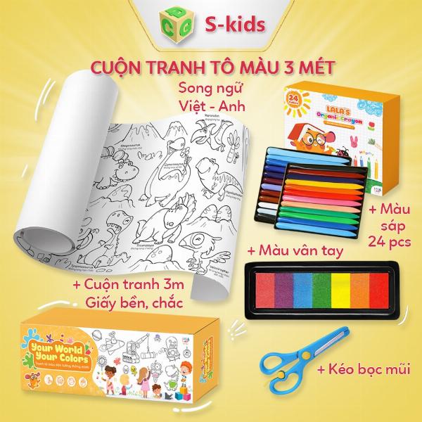 Tranh tô màu đồ nội thất cho bé phát triển kỹ năng