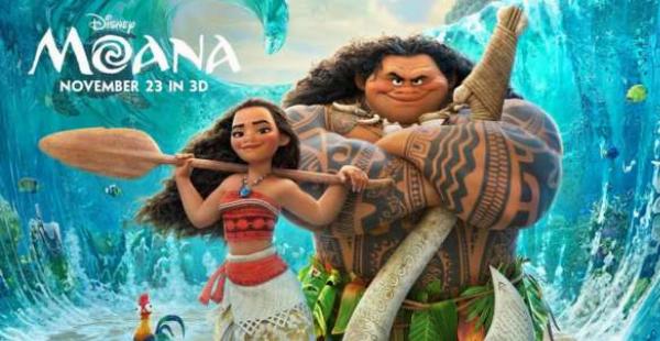 Tranh tô màu Moana phiêu lưu cùng bạn bè trên biển