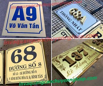 Tuyển Tập 50+ Mẫu Bảng Số Nhà, Biển Số Nhà Đẹp, Độc Đáo Nhất Hiện Nay! Bang So Nha Dep Bien So Nha Dep Innhanh.pro .vn004