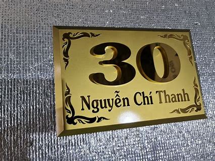 Tuyển Tập 50+ Mẫu Bảng Số Nhà, Biển Số Nhà Đẹp, Độc Đáo Nhất Hiện Nay! Bang So Nha Dep Bien So Nha Dep Innhanh.pro .vn008