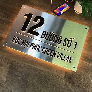 Tuyển Tập 50+ Mẫu Bảng Số Nhà, Biển Số Nhà Đẹp, Độc Đáo Nhất Hiện Nay! Bang So Nha Dep Bien So Nha Dep Innhanh.pro .vn010
