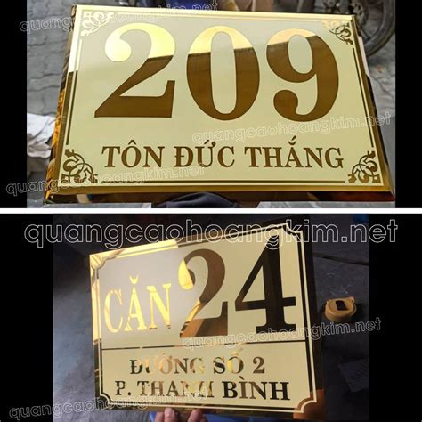 Tuyển Tập 50+ Mẫu Bảng Số Nhà, Biển Số Nhà Đẹp, Độc Đáo Nhất Hiện Nay! Bang So Nha Dep Bien So Nha Dep Innhanh.pro .vn017