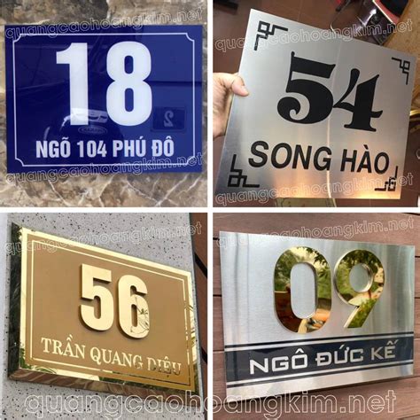 Tuyển Tập 50+ Mẫu Bảng Số Nhà, Biển Số Nhà Đẹp, Độc Đáo Nhất Hiện Nay! Bang So Nha Dep Bien So Nha Dep Innhanh.pro .vn018