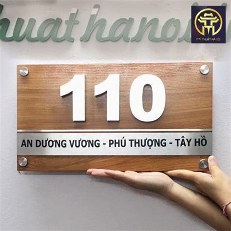 Tuyển Tập 50+ Mẫu Bảng Số Nhà, Biển Số Nhà Đẹp, Độc Đáo Nhất Hiện Nay! Bang So Nha Dep Bien So Nha Dep Innhanh.pro .vn023