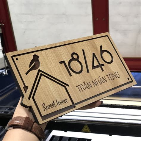 Tuyển Tập 50+ Mẫu Bảng Số Nhà, Biển Số Nhà Đẹp, Độc Đáo Nhất Hiện Nay! Bang So Nha Dep Bien So Nha Dep Innhanh.pro .vn034
