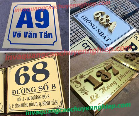 Tuyển Tập 50+ Mẫu Bảng Số Nhà, Biển Số Nhà Đẹp, Độc Đáo Nhất Hiện Nay! Bang So Nha Dep Bien So Nha Dep Innhanh.pro .vn037