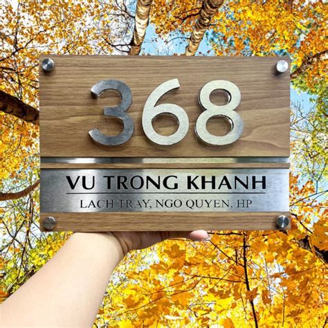 Tuyển Tập 50+ Mẫu Bảng Số Nhà, Biển Số Nhà Đẹp, Độc Đáo Nhất Hiện Nay! Bang So Nha Dep Bien So Nha Dep Innhanh.pro .vn038