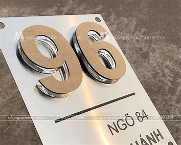 Tuyển Tập 50+ Mẫu Bảng Số Nhà, Biển Số Nhà Đẹp, Độc Đáo Nhất Hiện Nay! Bang So Nha Dep Bien So Nha Dep Innhanh.pro .vn041