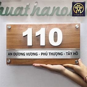 Tuyển Tập 50+ Mẫu Bảng Số Nhà, Biển Số Nhà Đẹp, Độc Đáo Nhất Hiện Nay! Bang So Nha Dep Bien So Nha Dep Innhanh.pro .vn043