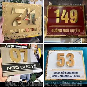 Tuyển Tập 50+ Mẫu Bảng Số Nhà, Biển Số Nhà Đẹp, Độc Đáo Nhất Hiện Nay! Bang So Nha Dep Bien So Nha Dep Innhanh.pro .vn044