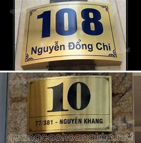 Tuyển Tập 50+ Mẫu Bảng Số Nhà, Biển Số Nhà Đẹp, Độc Đáo Nhất Hiện Nay! Bang So Nha Dep Bien So Nha Dep Innhanh.pro .vn046