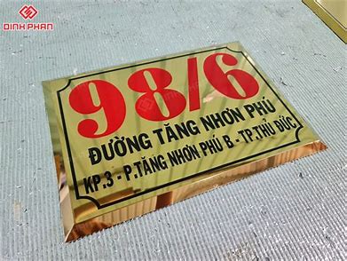 Tuyển Tập 50+ Mẫu Bảng Số Nhà, Biển Số Nhà Đẹp, Độc Đáo Nhất Hiện Nay! Bang So Nha Dep Bien So Nha Dep Innhanh.pro .vn048