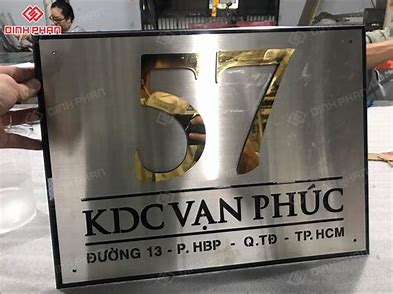Tuyển Tập 50+ Mẫu Bảng Số Nhà, Biển Số Nhà Đẹp, Độc Đáo Nhất Hiện Nay! Bang So Nha Dep Bien So Nha Dep Innhanh.pro .vn052