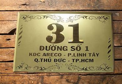 Tuyển Tập 50+ Mẫu Bảng Số Nhà, Biển Số Nhà Đẹp, Độc Đáo Nhất Hiện Nay! Bang So Nha Dep Bien So Nha Dep Innhanh.pro .vn064