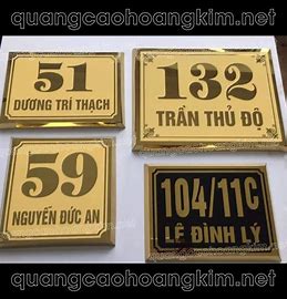 Tuyển Tập 50+ Mẫu Bảng Số Nhà, Biển Số Nhà Đẹp, Độc Đáo Nhất Hiện Nay! Bang So Nha Dep Bien So Nha Dep Innhanh.pro .vn066