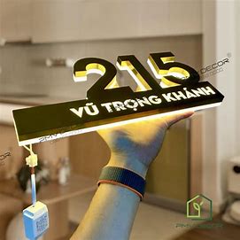 Tuyển Tập 50+ Mẫu Bảng Số Nhà, Biển Số Nhà Đẹp, Độc Đáo Nhất Hiện Nay! Bang So Nha Dep Bien So Nha Dep Innhanh.pro .vn075