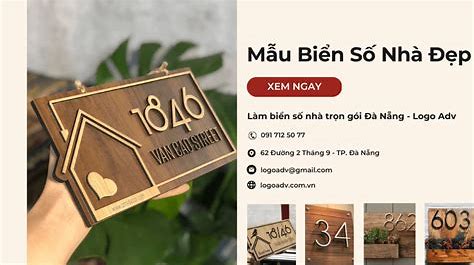 Tuyển Tập 50+ Mẫu Bảng Số Nhà, Biển Số Nhà Đẹp, Độc Đáo Nhất Hiện Nay! Bang So Nha Dep Bien So Nha Dep Innhanh.pro .vn081