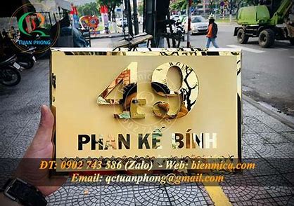 Tuyển Tập 50+ Mẫu Bảng Số Nhà, Biển Số Nhà Đẹp, Độc Đáo Nhất Hiện Nay! Bang So Nha Dep Bien So Nha Dep Innhanh.pro .vn087