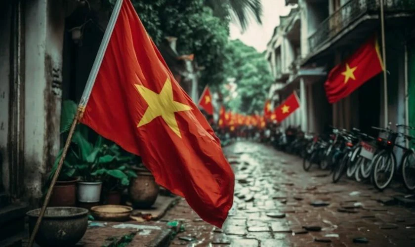 Năm 2025, với sự phát triển của công nghệ số, hình ảnh lá cờ đỏ sao vàng Việt Nam xuất hiện ở khắp mọi nơi, từ mạng xã hội đến các chiến dịch quảng bá văn hóa