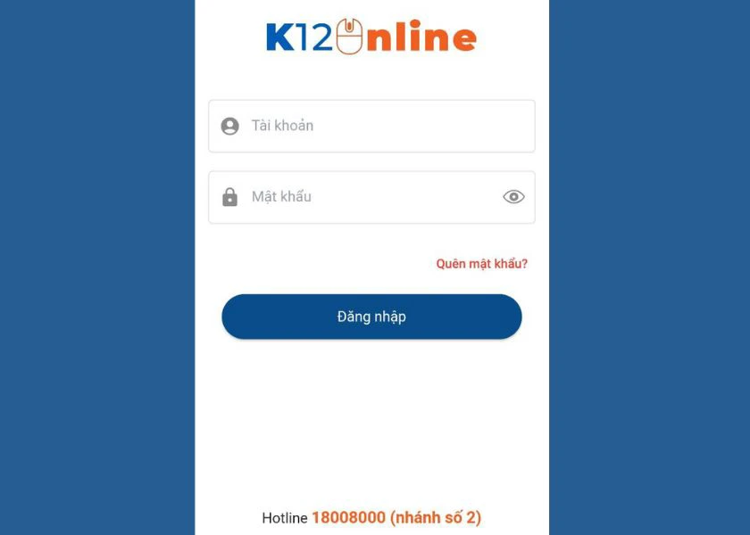 Tiết Kiệm Thời Gian: Đăng Nhập K12Online VN "Vèo Vèo" Để Vào Học Ngay! nhập thông tin tài khoản, mật khẩu