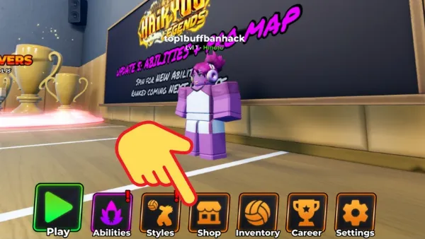 Code Haikyuu Legends (Volleyball Legends) update 22 tháng 06/2025 mới nhất cập nhật liên tục Mở game Haikyuu Legends trên Roblox và chọn biểu tượng Shop ở cạnh dưới màn hình